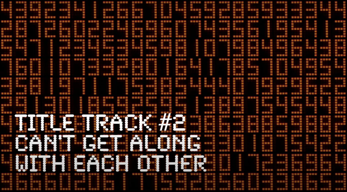 image from Can't Get Along with Each Other lyrics video